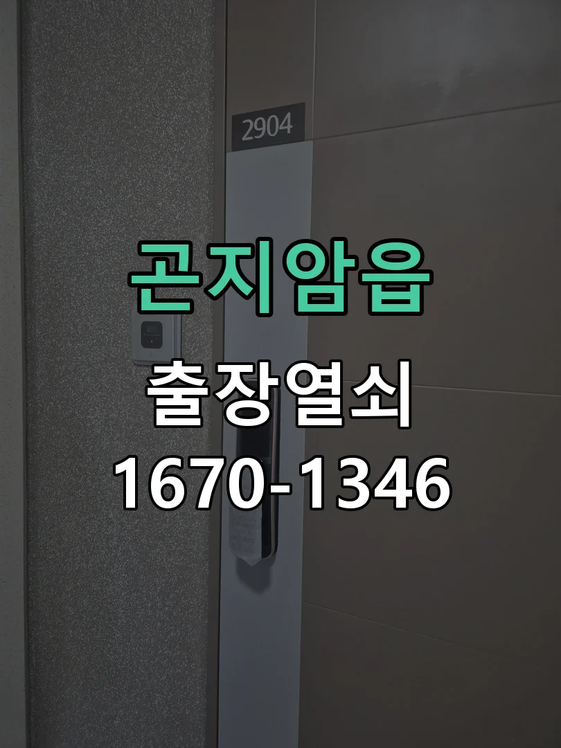 광주시 곤지암읍 도어락 교체 작업 완료 후 점검