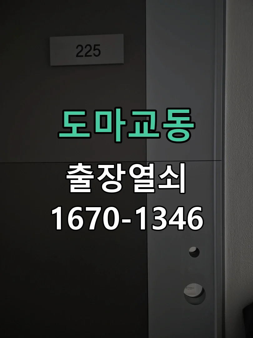 군포시 도마교동 열쇠 분실 현장 도착 후 상태 확인