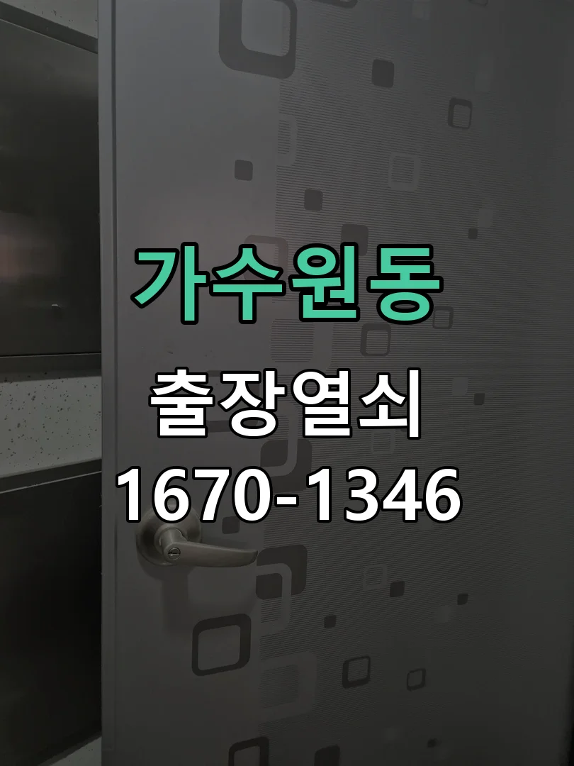 대전시 가수원동 도어락 설치 현장 도착 후 상태 확인