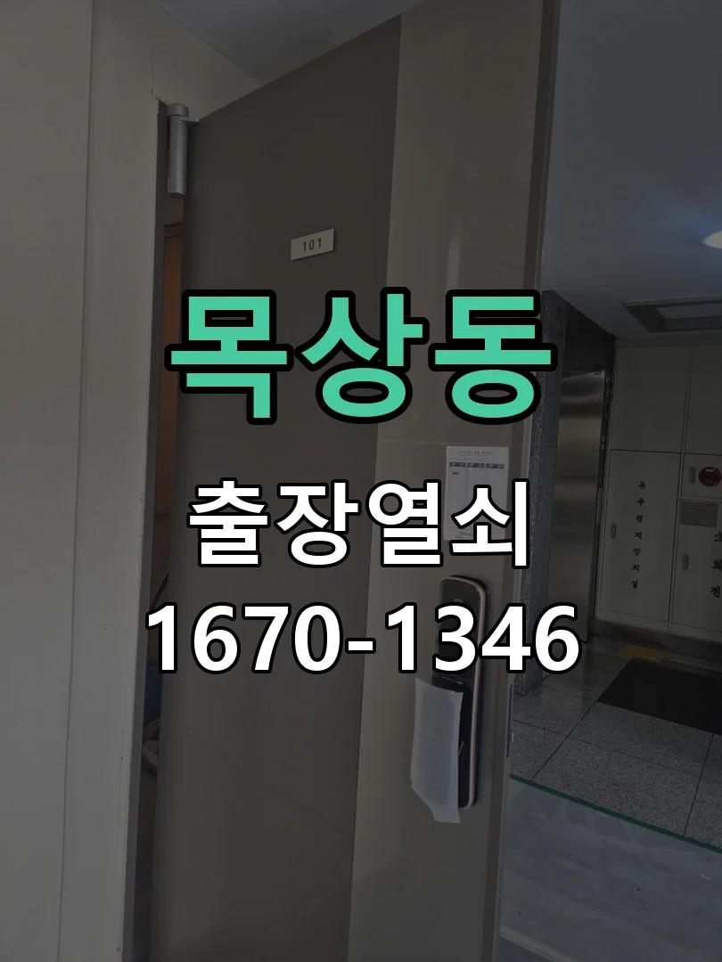 대전시 목상동 열쇠 분실 현장 도착 후 상태 확인