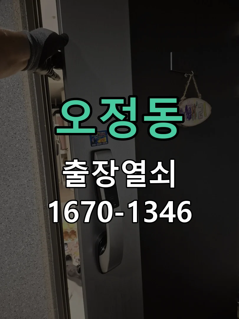 대전시 오정동 작업 완료
