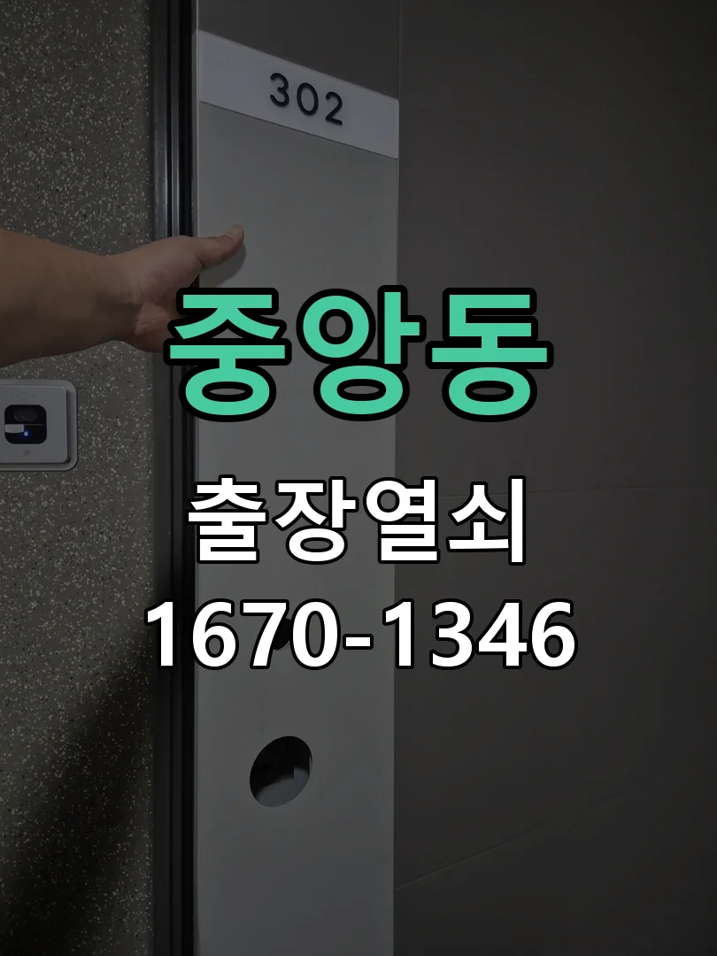 성남시 중앙동 점검 및 작업