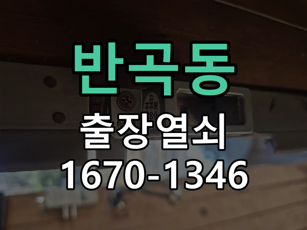 세종시 반곡동 현관문 개문 작업 완료 후 점검