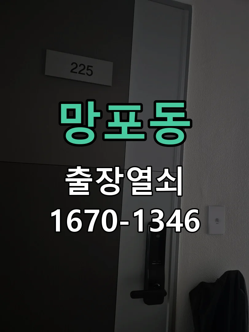망포동 신축 아파트 베스틴 지문 도어락 설치