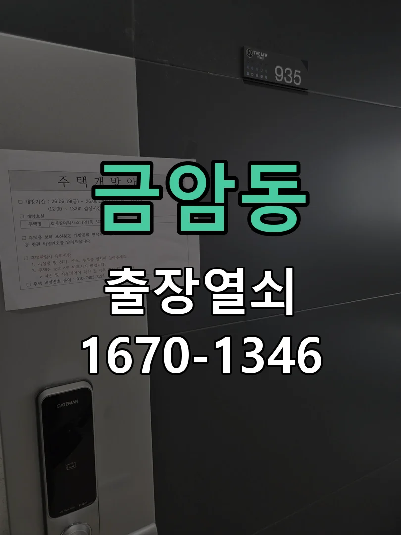 금암동 게이트맨 도어락 모터 및 기판 수리