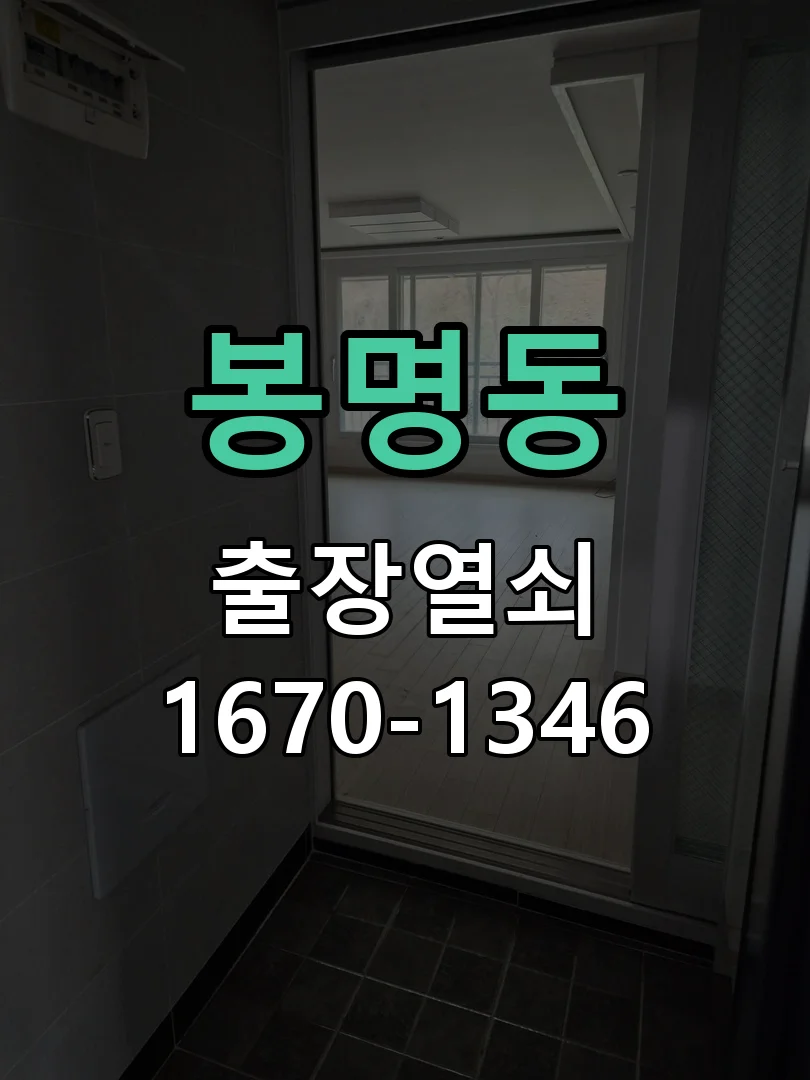 천안시 봉명동 현장 점검