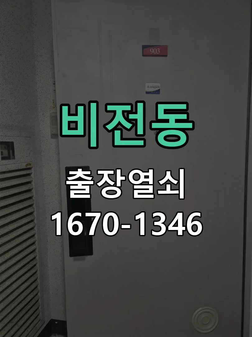 평택시 비전동 도어락 교체 작업 완료 후 점검