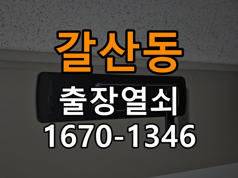 갈산동열쇠 페인트칠 후 도어락 뻑뻑임 원인 파악 및 정밀 점검 참고 사진 3