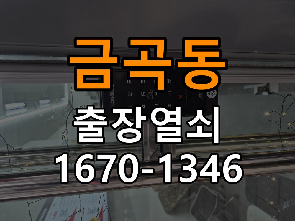 금곡동 창고 대문 개폐기 열쇠 고장 교체 작업 완료 후 정상 작동 확인
