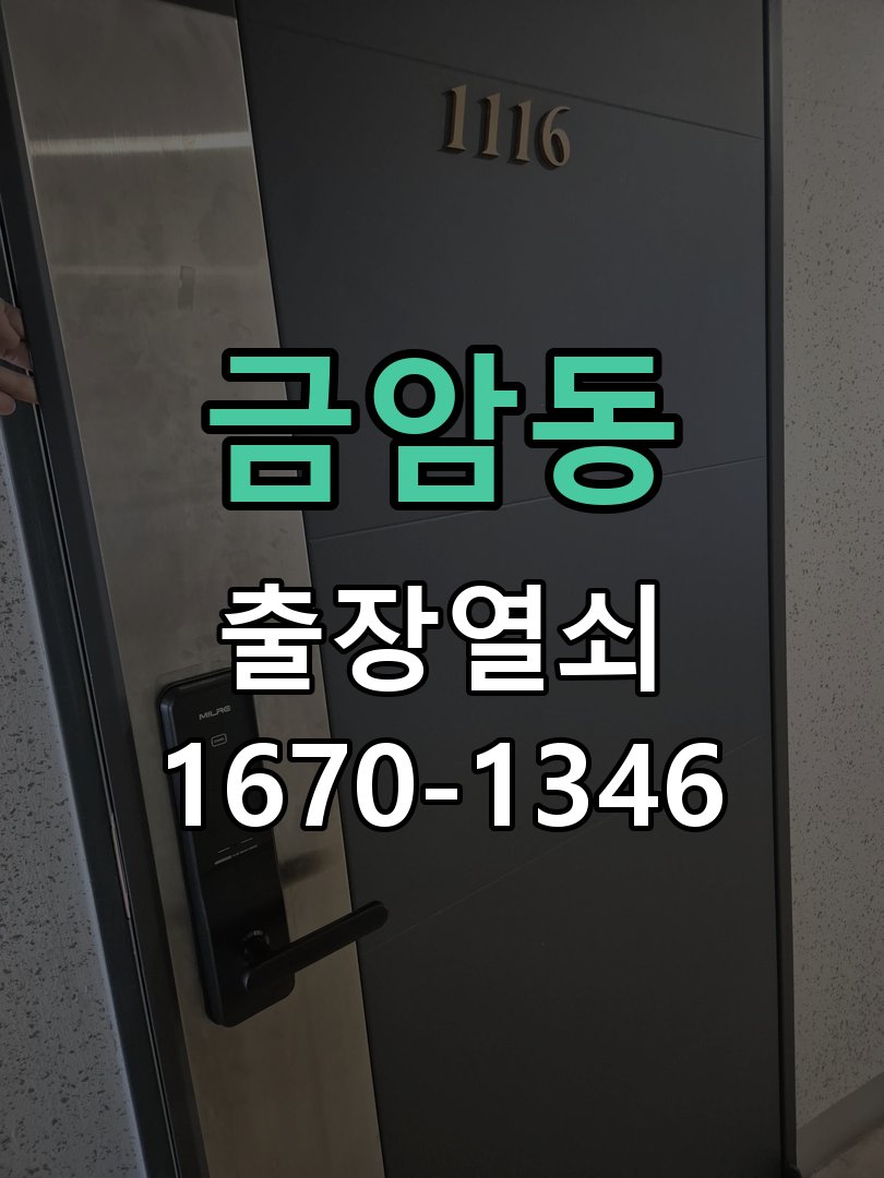 금암동 상가 셔터키 자물쇠 고장 출장 수리 작업 완료 후 정상 작동 확인