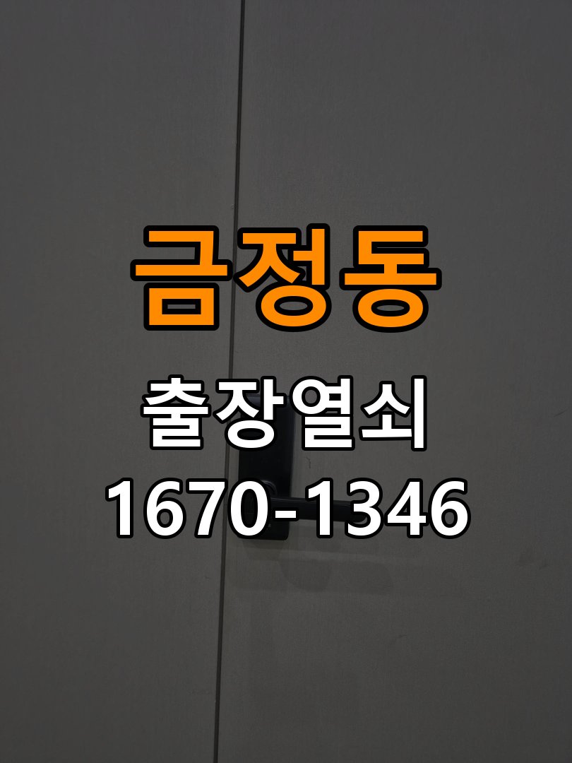 금정동열쇠 다세대주택 현관문 보조키 분실 및 키통 교체 점검 참고 사진 4