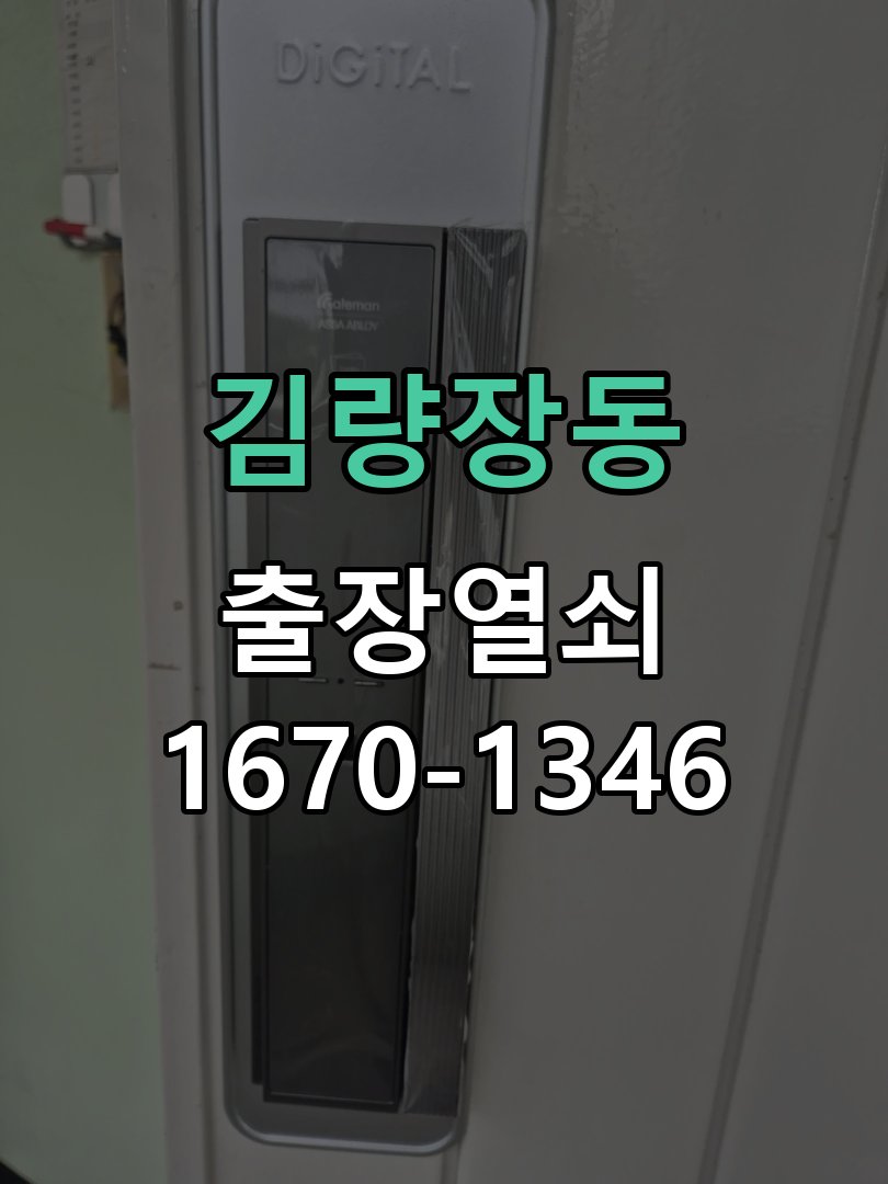 김량장동 도어락 이중잠금 내부잠금 해제 방법 작업 완료 후 정상 작동 확인