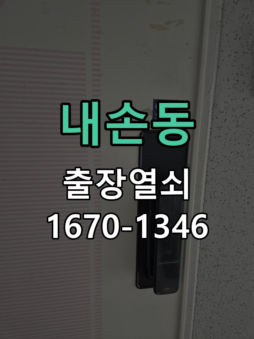 내손동 열쇠 부러짐 키 실린더 교체 열쇠 구멍 안에서 키가 꺾여 부러진 채 박혀 문이 안 열림 현장 출장
