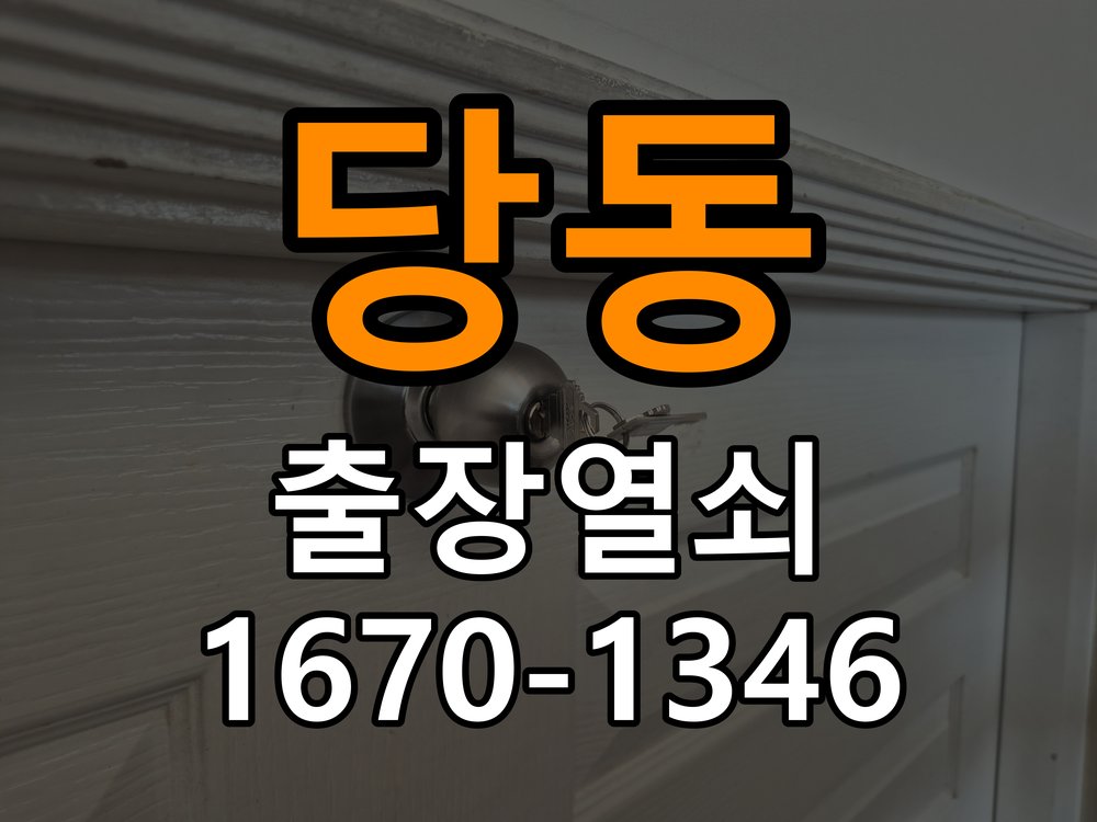 당동열쇠 복도식 아파트 도어락 단자 부식 청소 및 수리 방법 참고 사진 5
