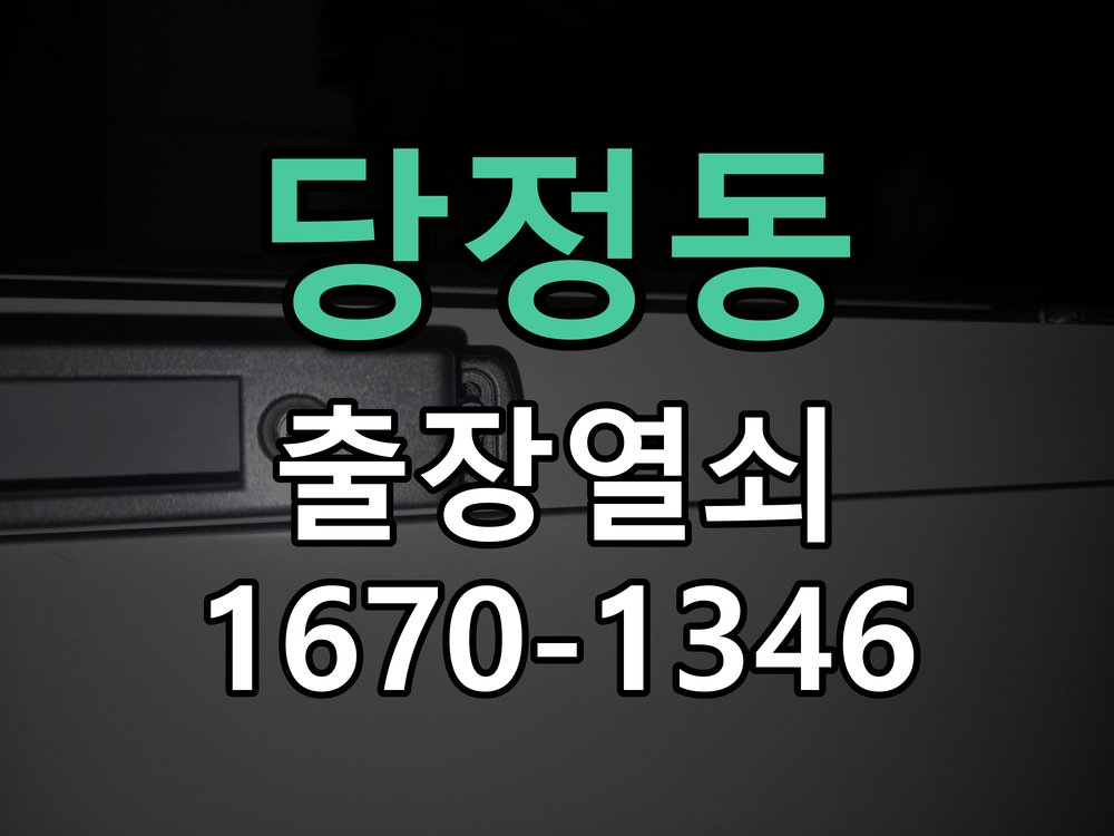 당정동 현관문 보조키 열쇠 분실 키통 교체 작업 완료 후 정상 작동 확인