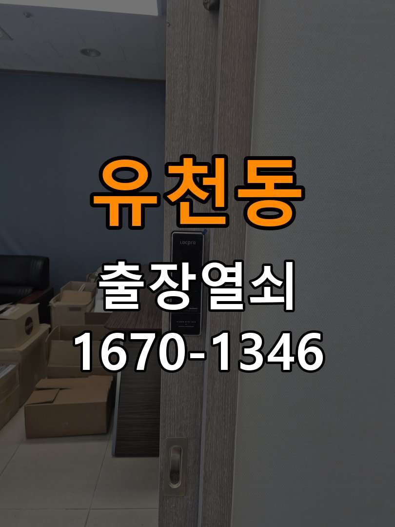 유천동열쇠 단독주택 지문인식 도어락 미인식 해결 가이드 참고 사진 1