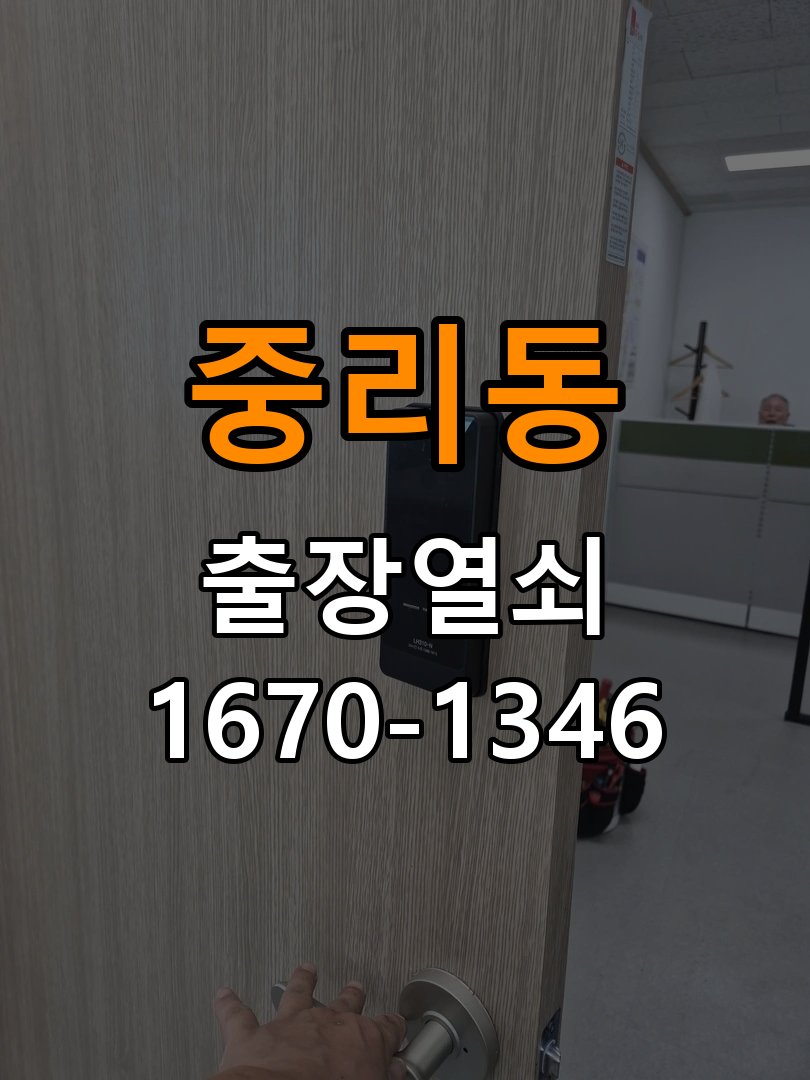 중리동열쇠 사무실 현관문 페인트칠 후 도어락 뻑뻑함 해결 가이드 참고 사진 2