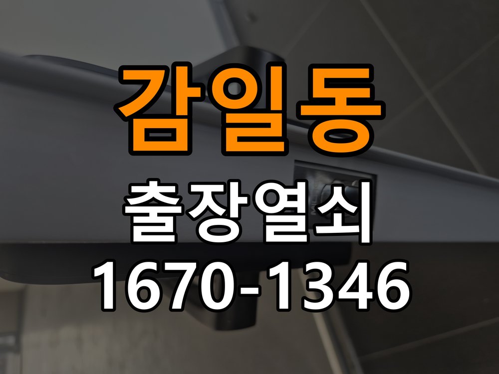 감일동 창고 대문 개폐기 열쇠 고장 교체 작업 완료 후 정상 작동 확인