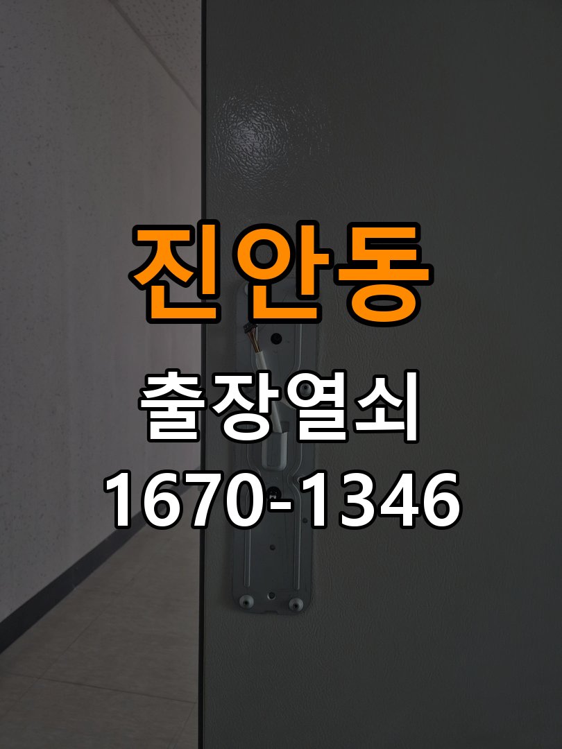 진안동 열쇠 부러짐 키 실린더 교체 열쇠 구멍 안에서 키가 꺾여 부러진 채 박혀 문이 안 열림 현장 출장